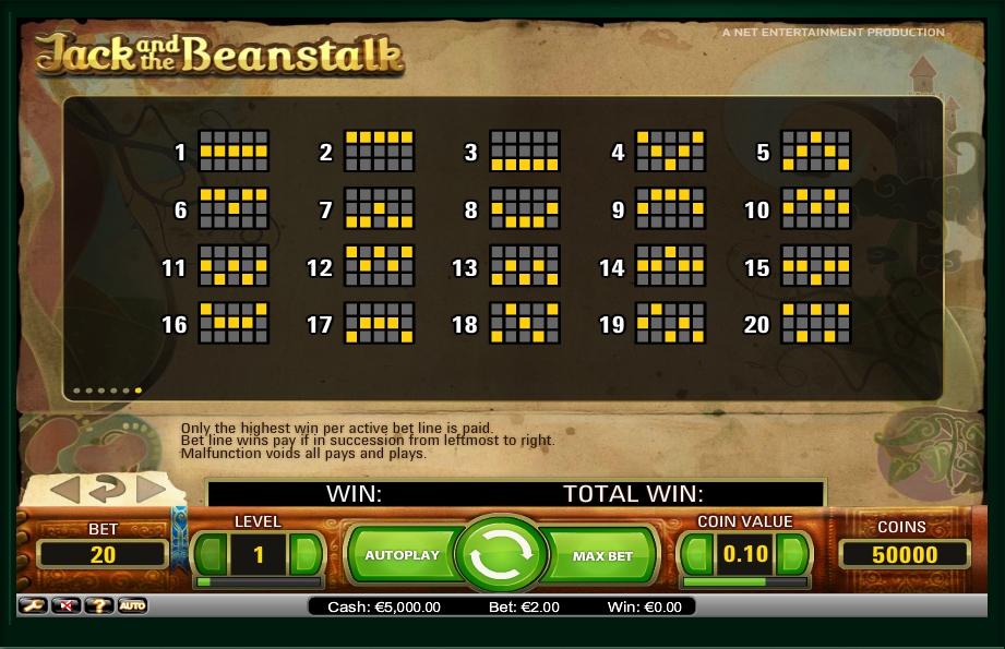 jack and the beanstalk slot machine detail image 0
