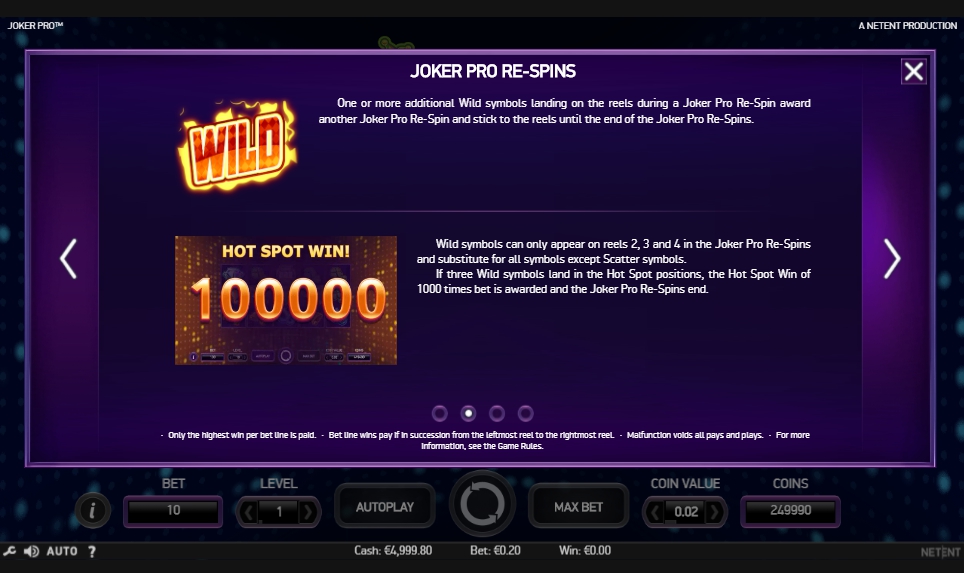 joker pro slot machine detail image 2