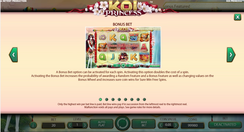 koi princess slot machine detail image 8