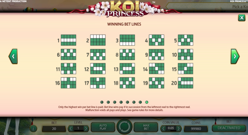 koi princess slot machine detail image 0