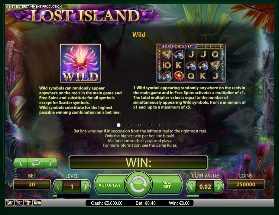 lost island slot machine detail image 4