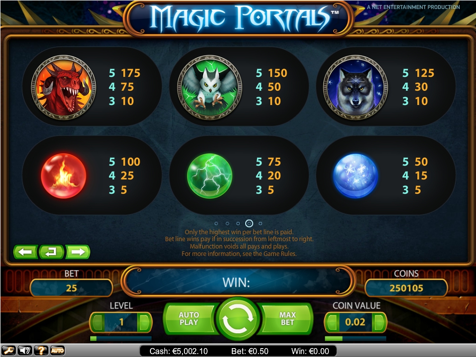 magic portals slot machine detail image 1