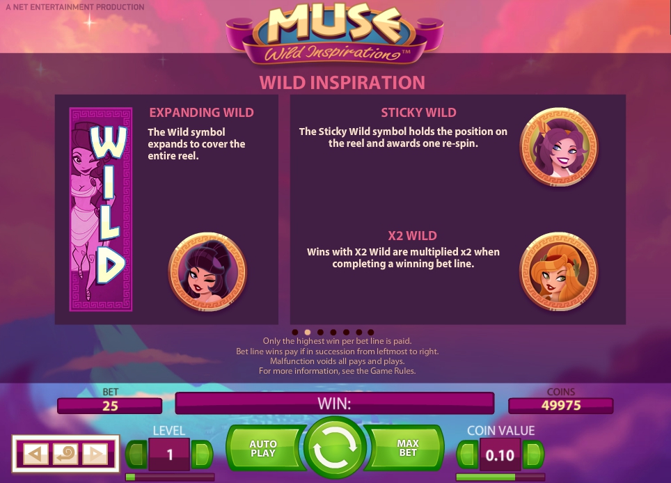 muse wild inspiration slot machine detail image 5