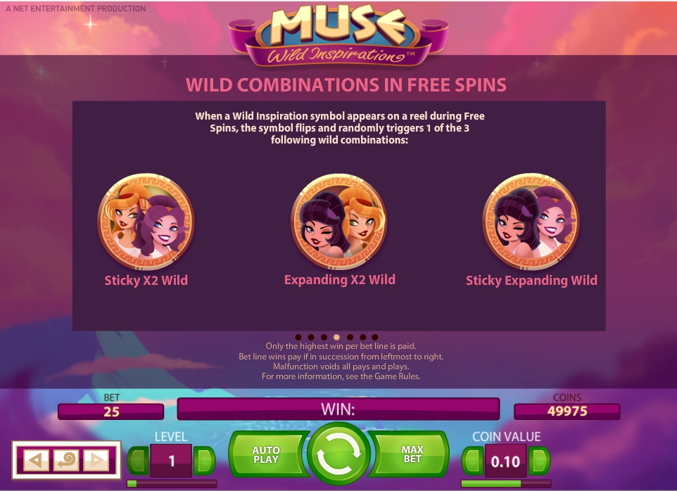 muse wild inspiration slot machine detail image 3