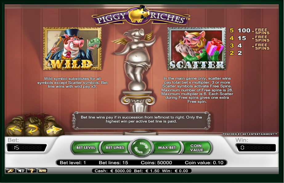 piggy riches slot machine detail image 1