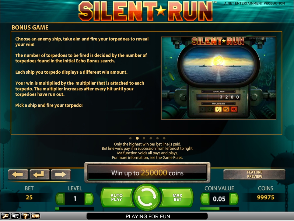 silent run slot machine detail image 4