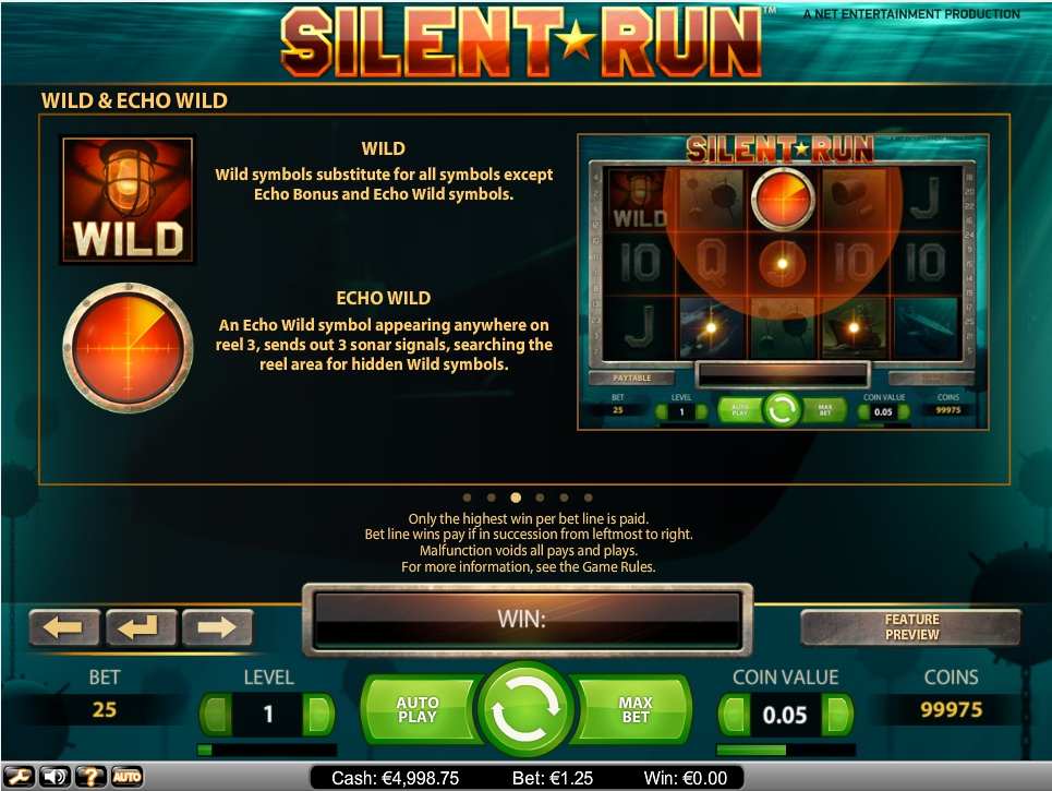 silent run slot machine detail image 3
