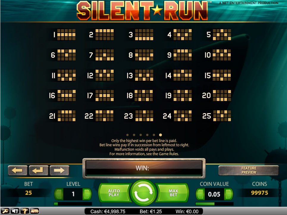 silent run slot machine detail image 0