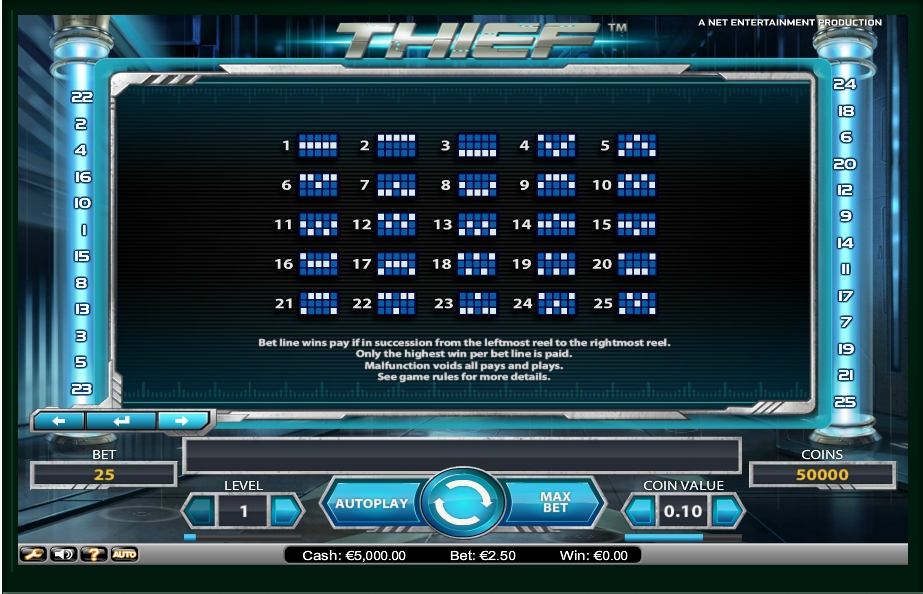 thief slot machine detail image 0