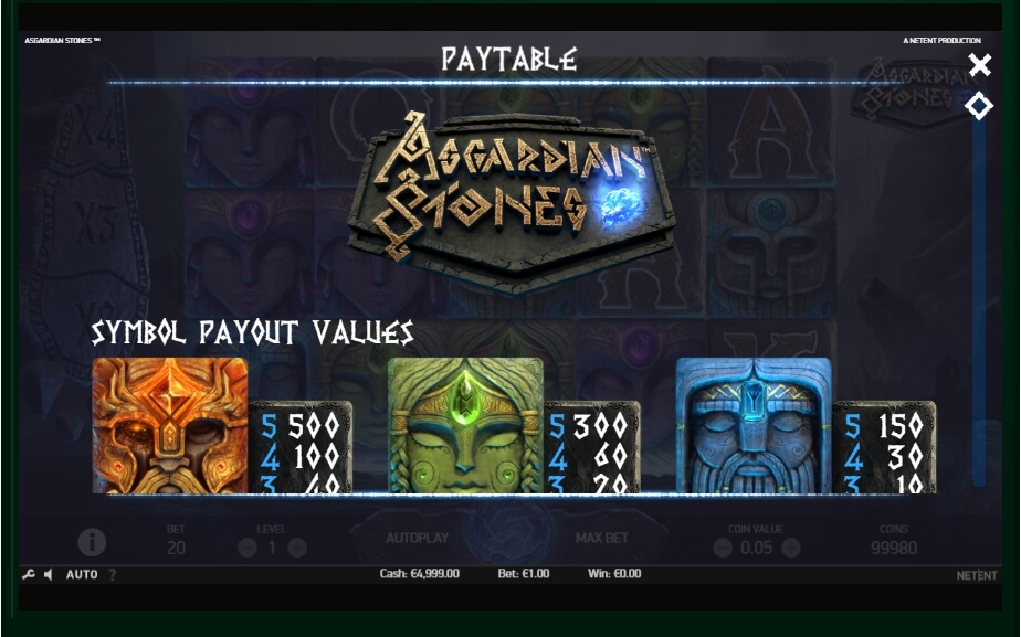 asgardian stones slot machine detail image 11