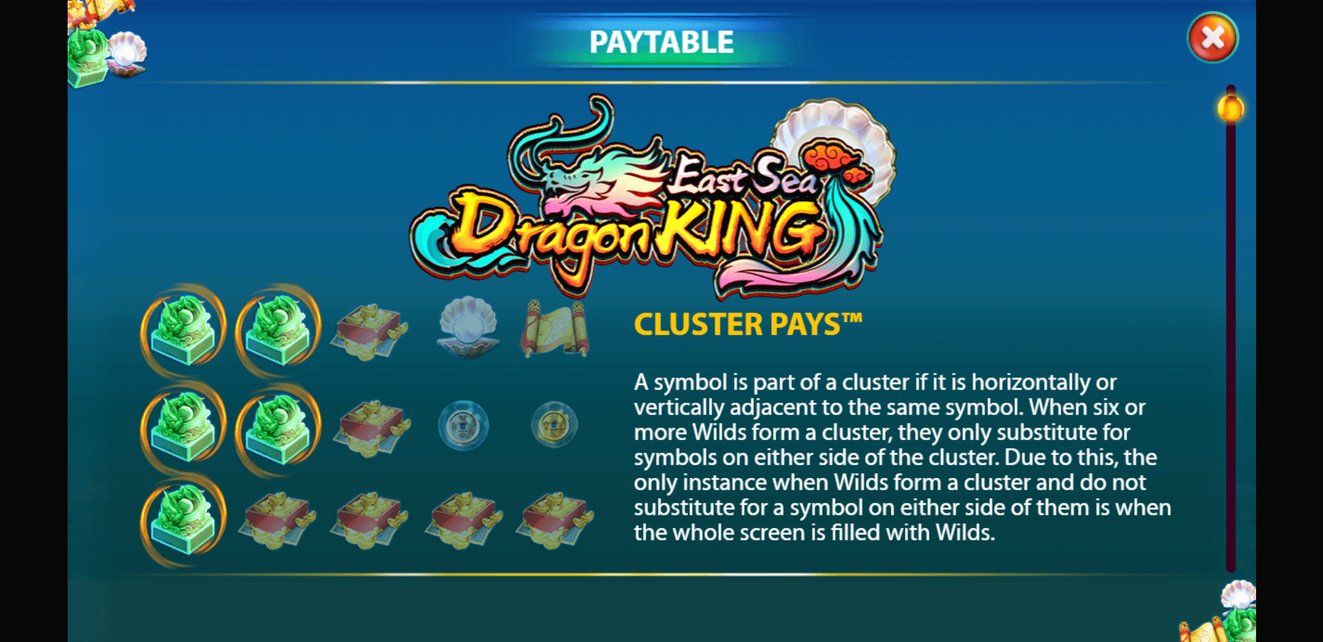east sea dragon king slot machine detail image 0