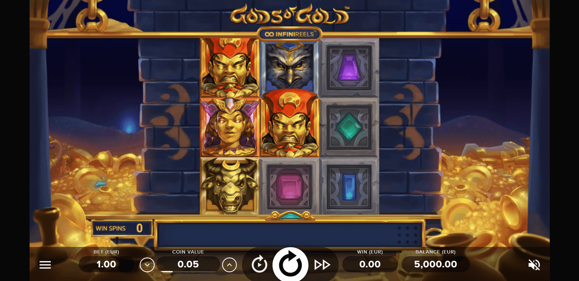Gods of Gold Infinireels slot play free