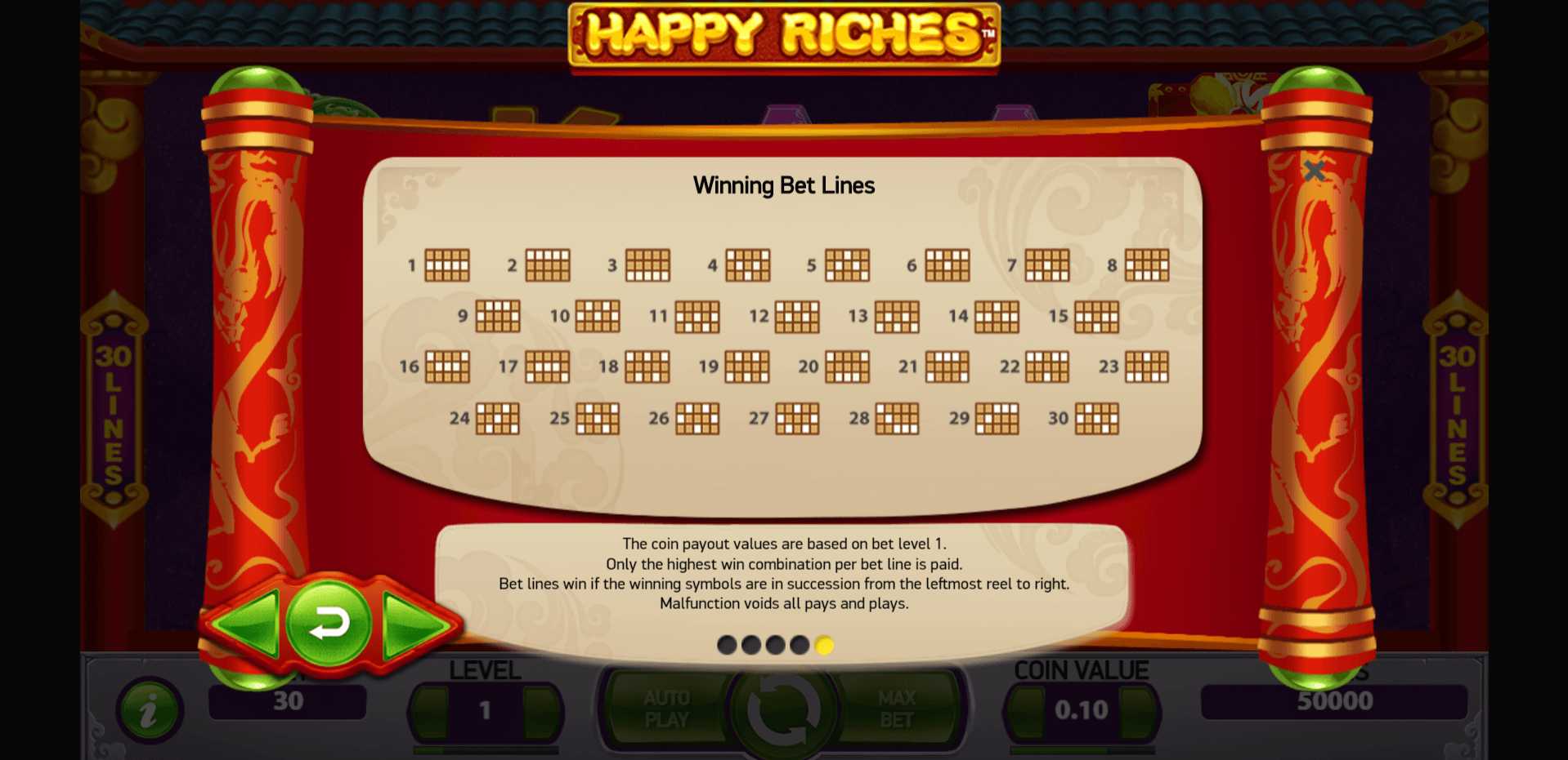 happy riches slot machine detail image 4