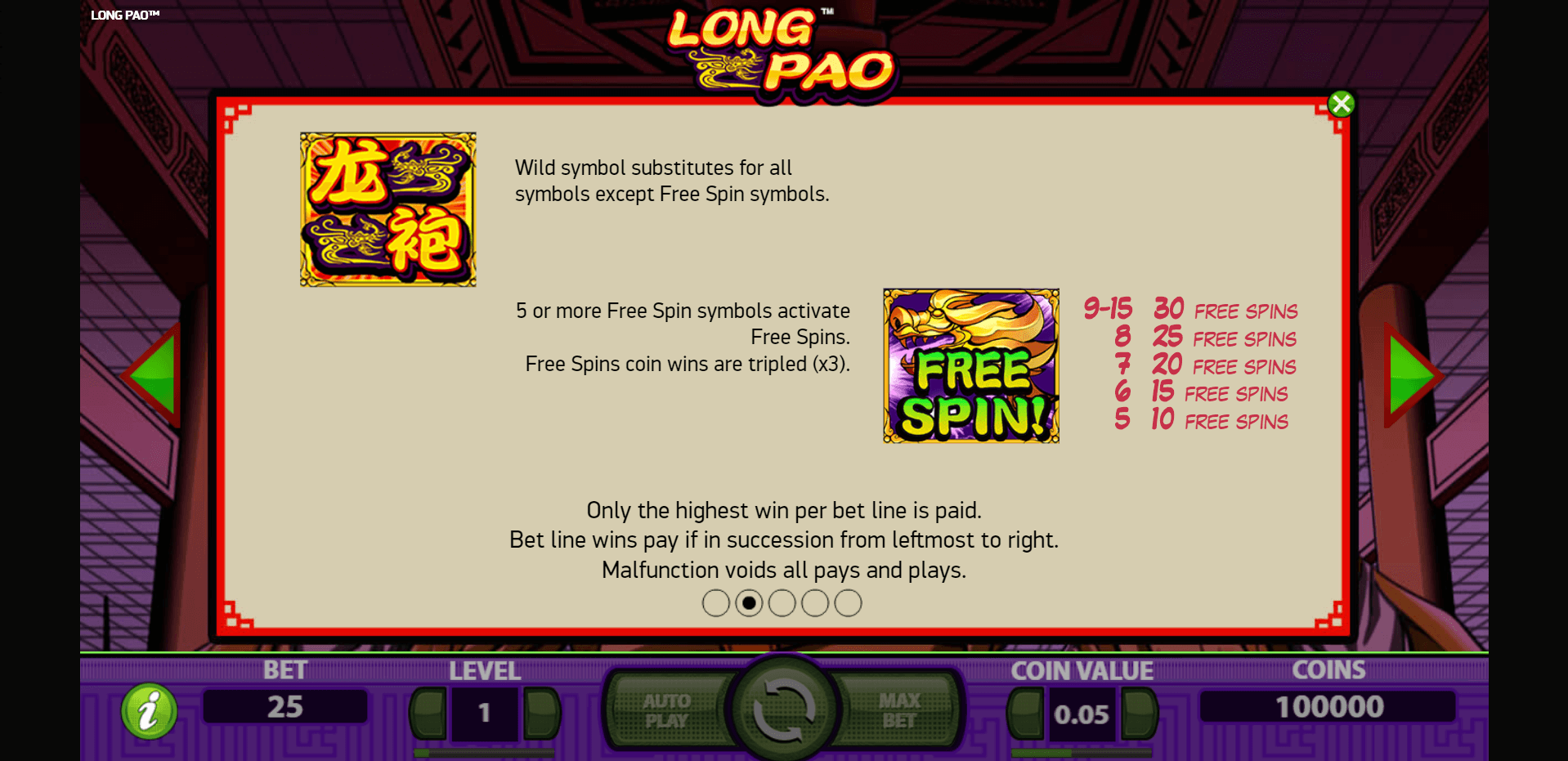 long pao slot machine detail image 1