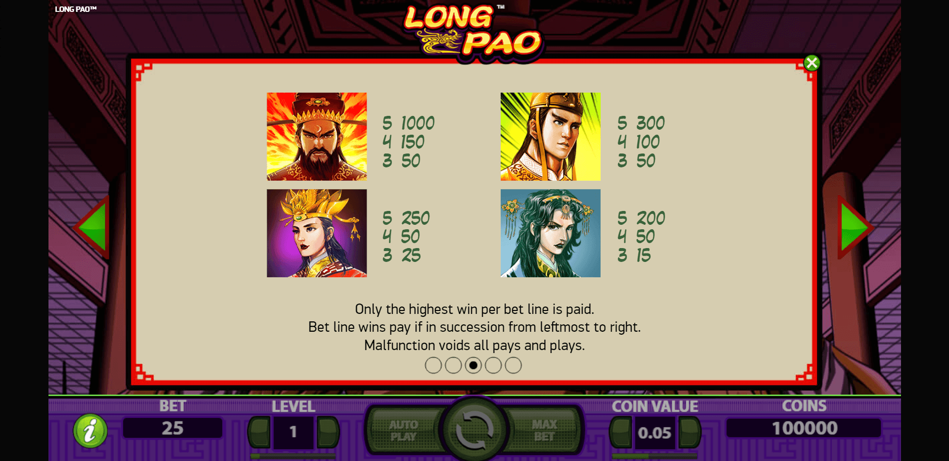 long pao slot machine detail image 2