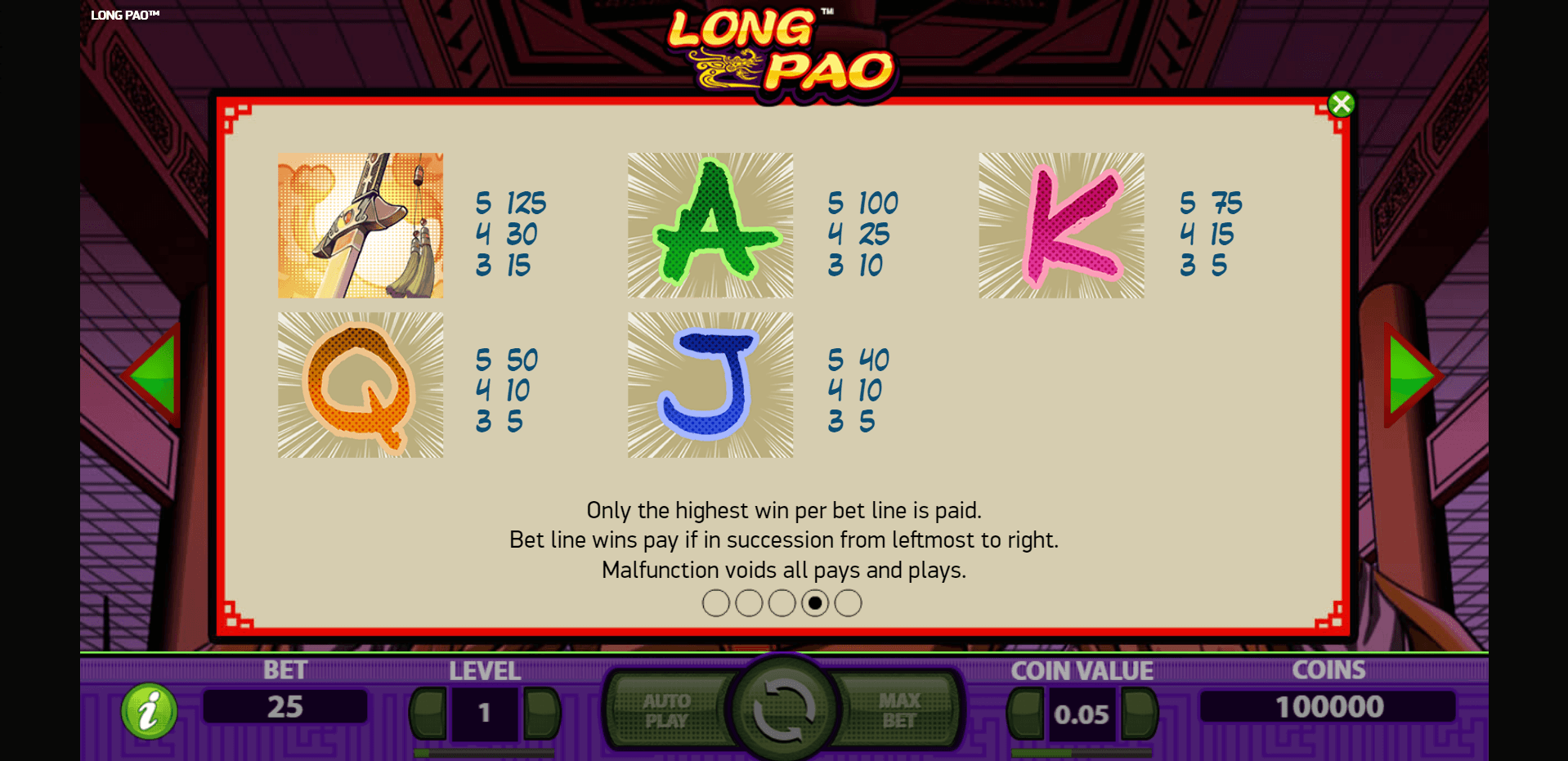 long pao slot machine detail image 3