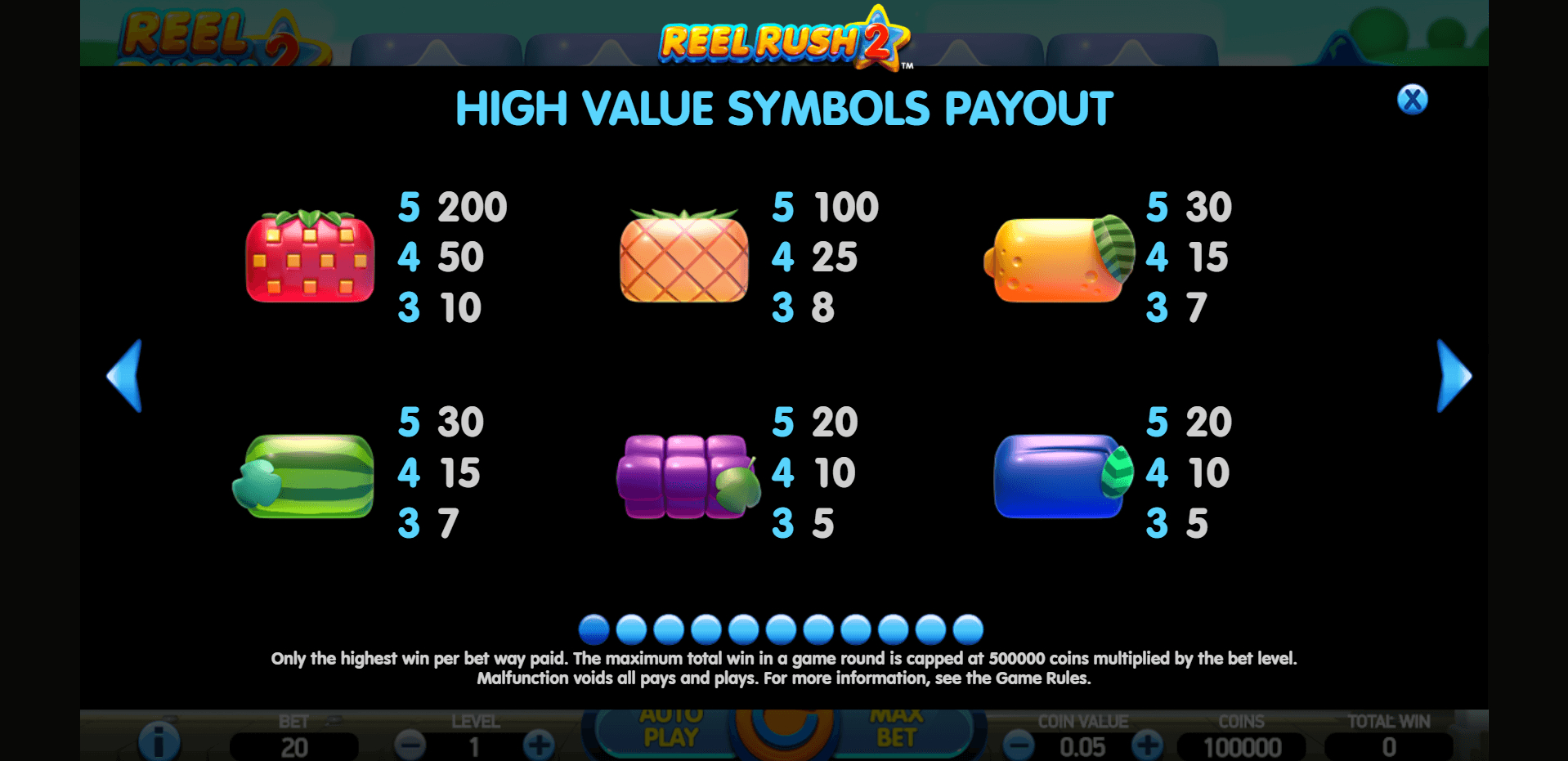 reel rush 2 slot machine detail image 0