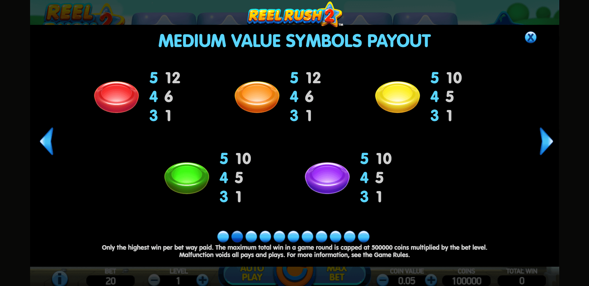 reel rush 2 slot machine detail image 1