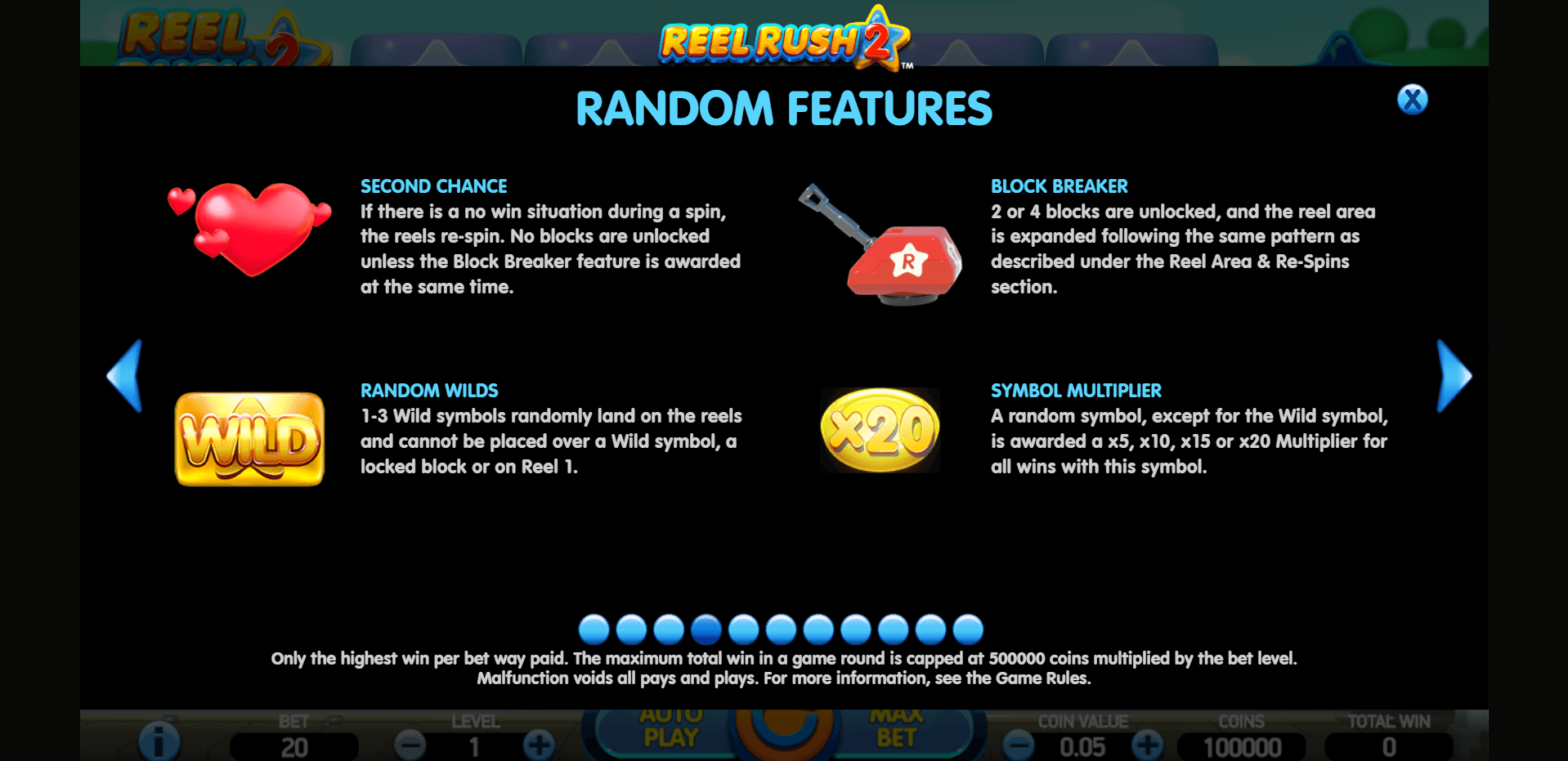 reel rush 2 slot machine detail image 3