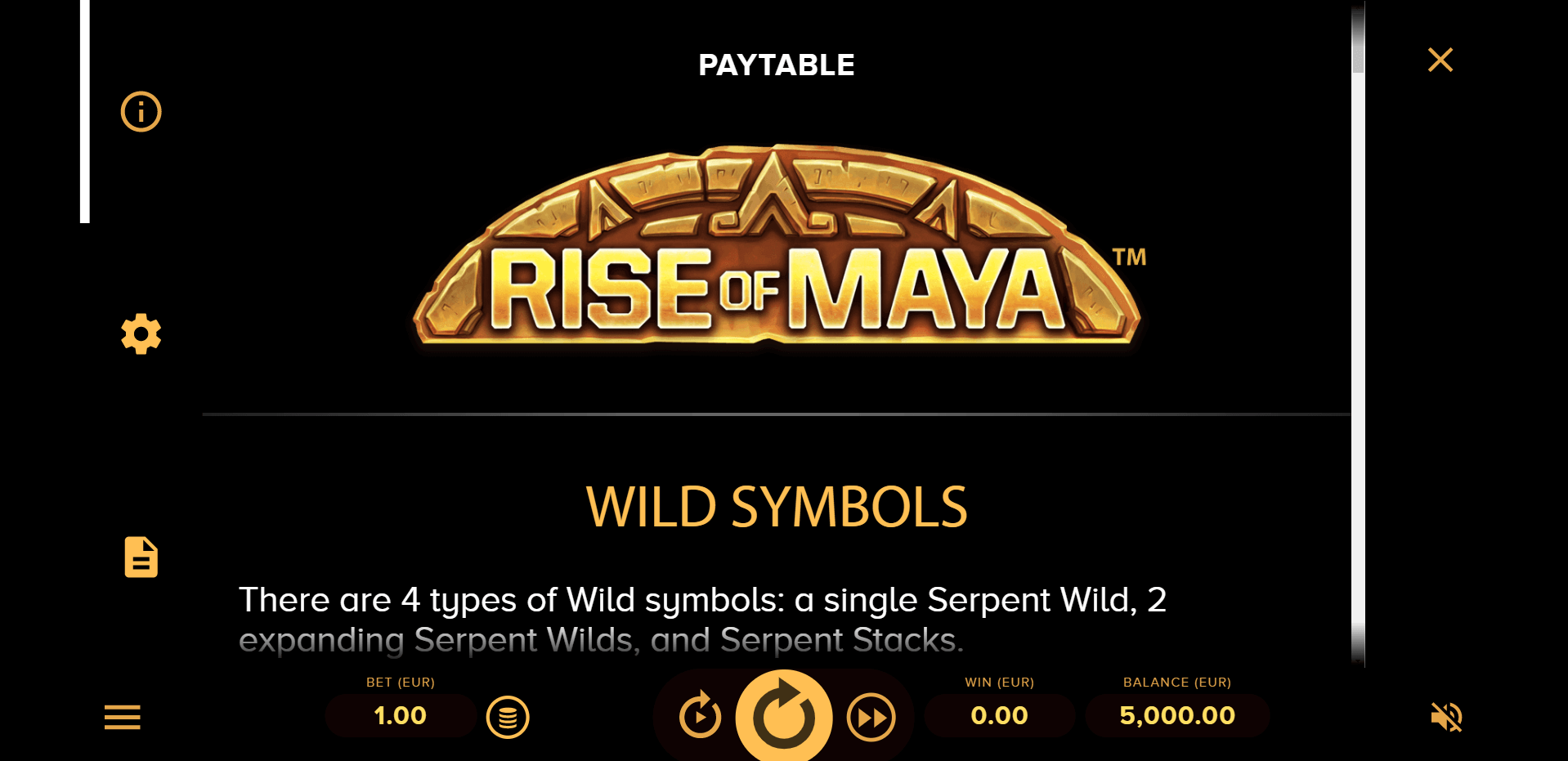 rise of maya slot machine detail image 0