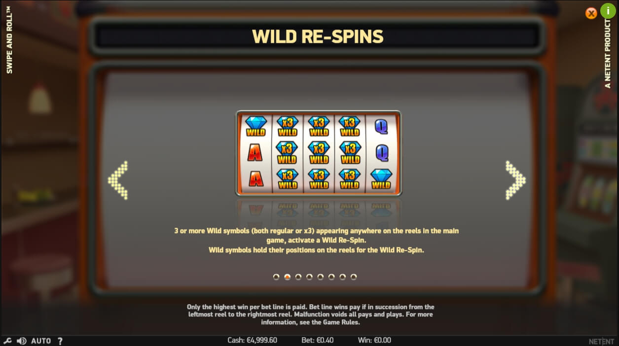 swipe and roll slot machine detail image 6