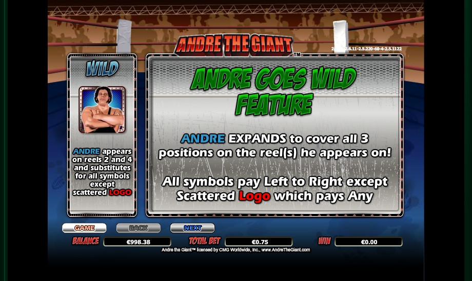 andre the giant slot machine detail image 7