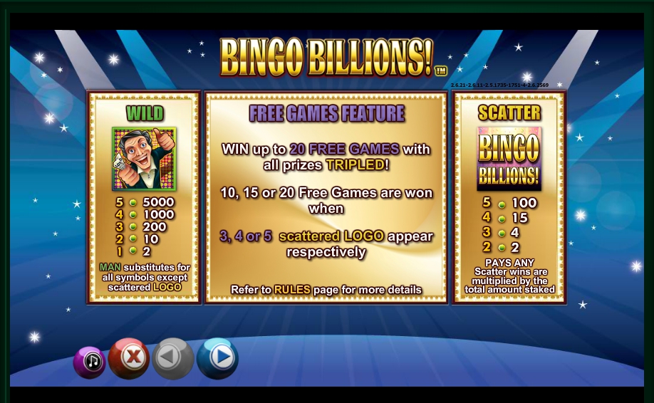 bingo billions! slot machine detail image 3