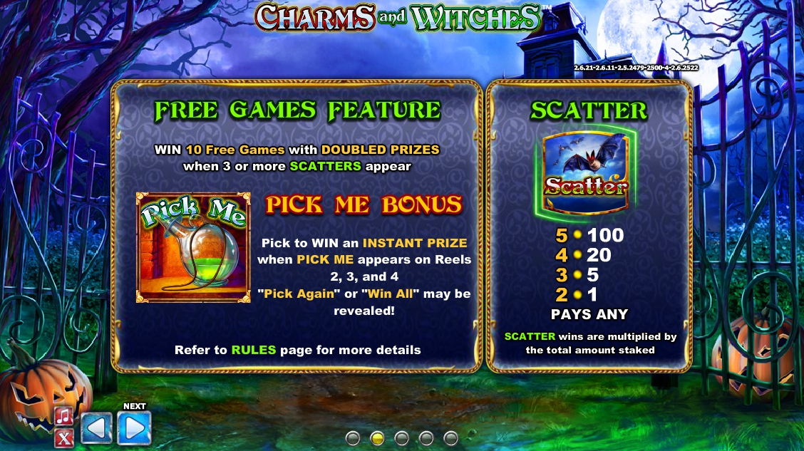 charms and witches slot machine detail image 3