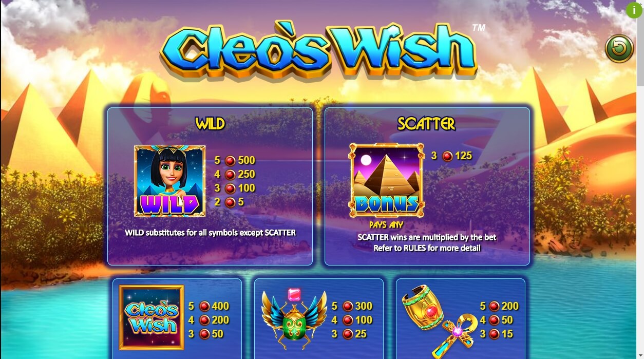 cleos wish slot machine detail image 4