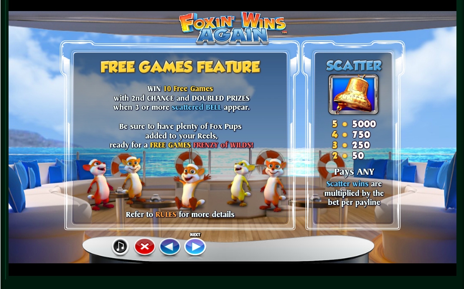 foxin’ wins again slot machine detail image 10