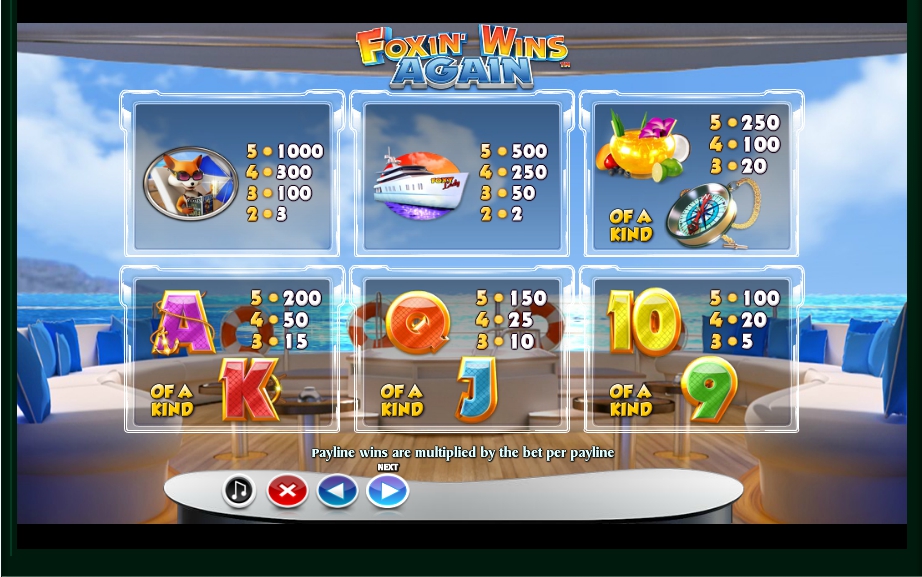 foxin’ wins again slot machine detail image 9