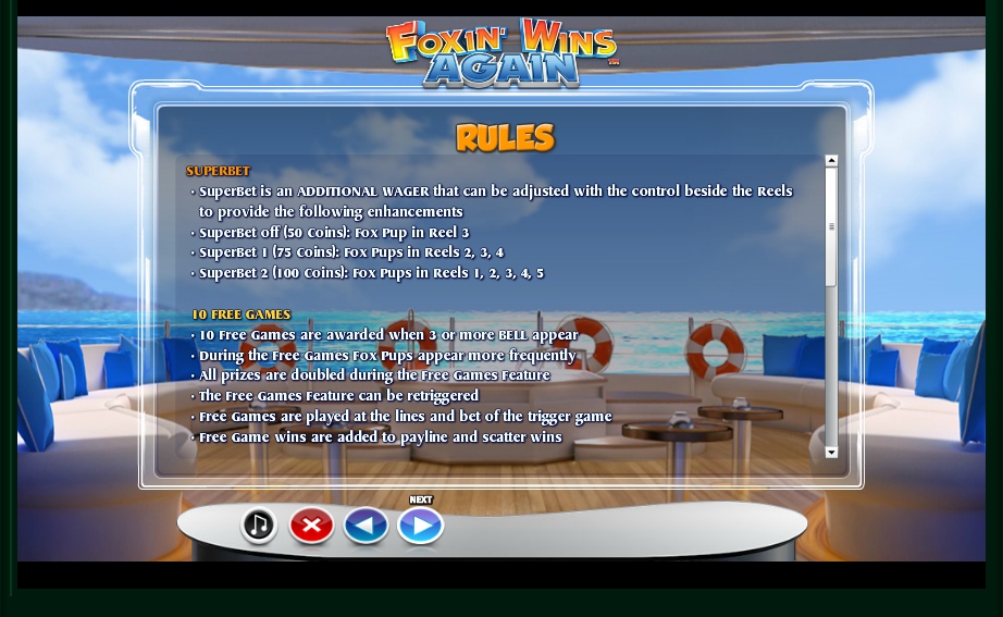 foxin’ wins again slot machine detail image 8