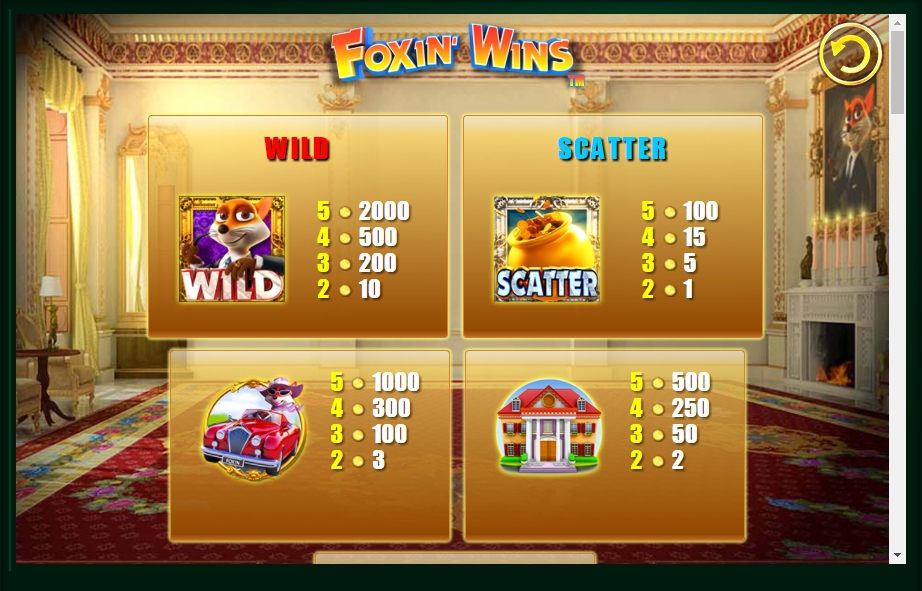 foxin’ wins again slot machine detail image 6