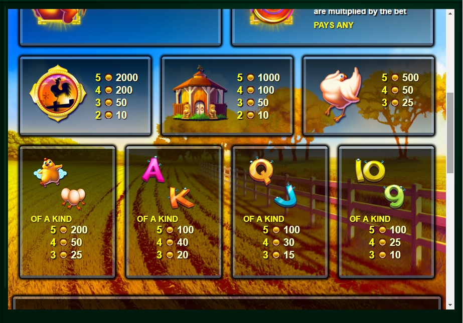 golden hen slot machine detail image 2