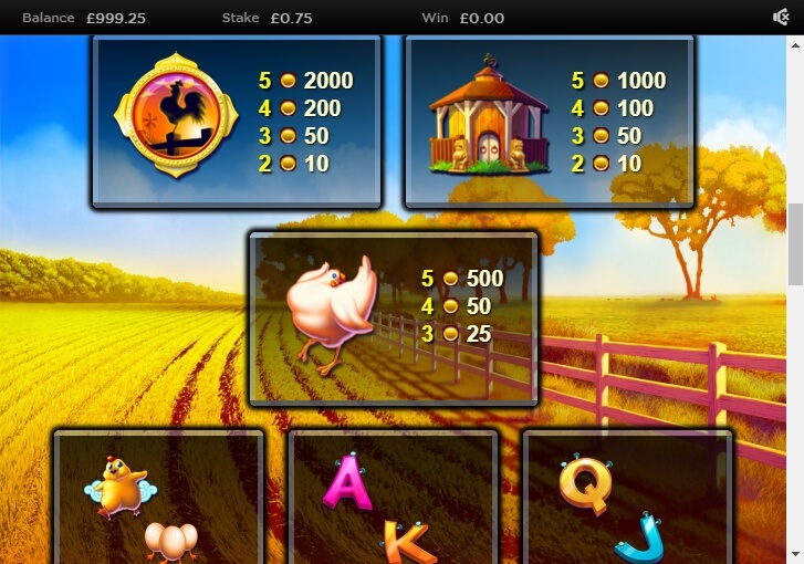 golden hen slot machine detail image 8