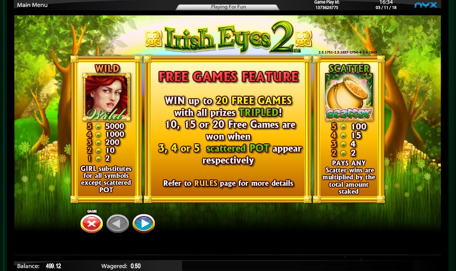 irish eyes 2 slot machine detail image 3