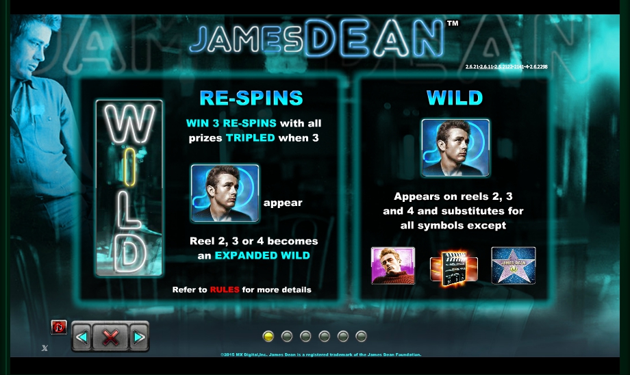 james dean slot machine detail image 5