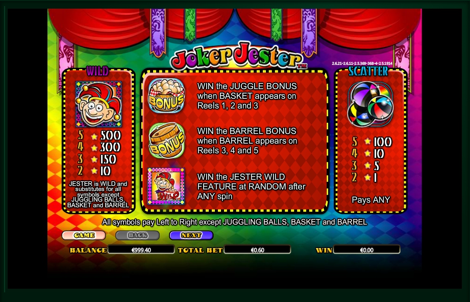 joker jester slot machine detail image 7