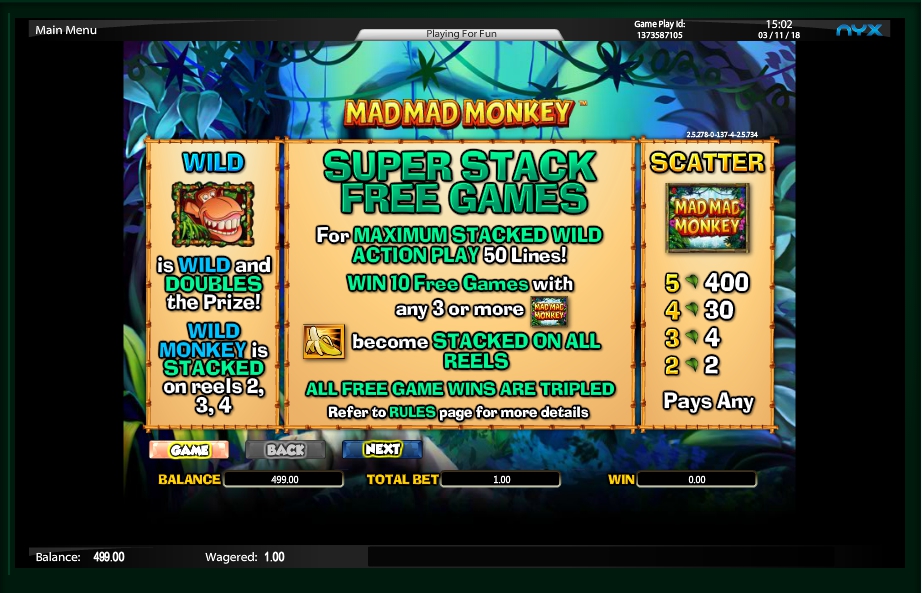 mad mad monkey slot machine detail image 5