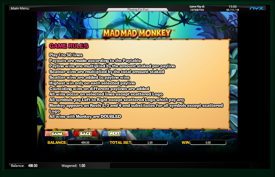 mad mad monkey slot machine detail image 2