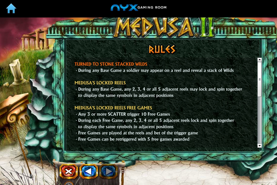 medusa ii slot machine detail image 11