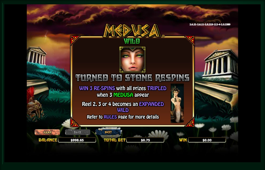 medusa ii slot machine detail image 10