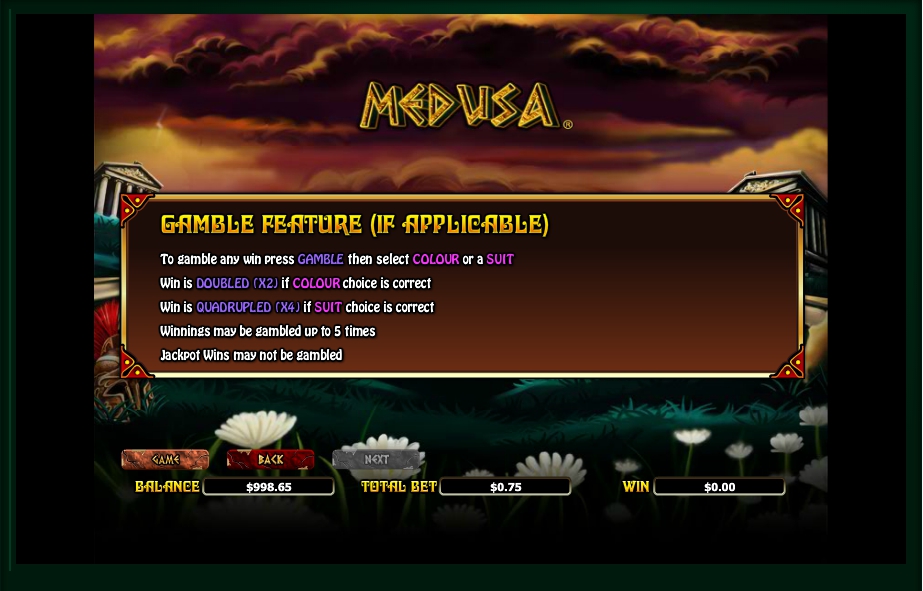 medusa ii slot machine detail image 9