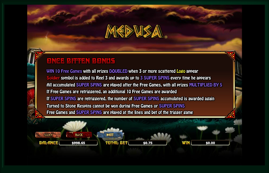 medusa ii slot machine detail image 4