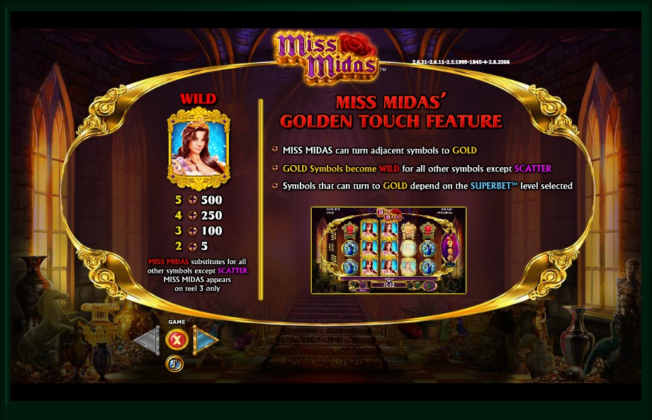 miss midas slot machine detail image 6