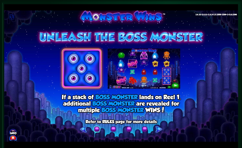 monster wins slot machine detail image 3