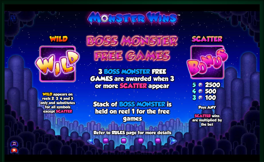 monster wins slot machine detail image 2