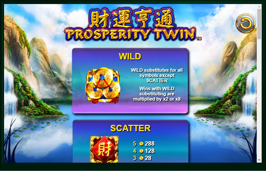 prosperity twin slot machine detail image 4