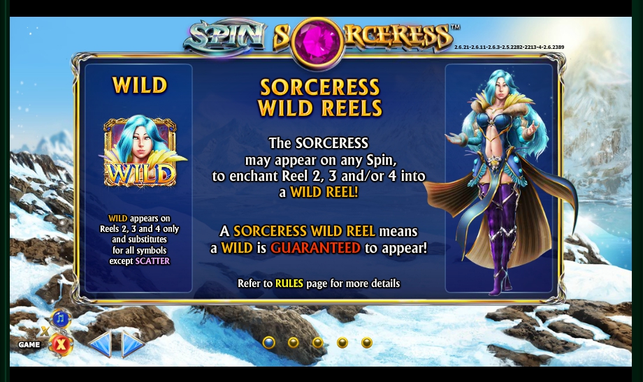 spin sorceress slot machine detail image 4