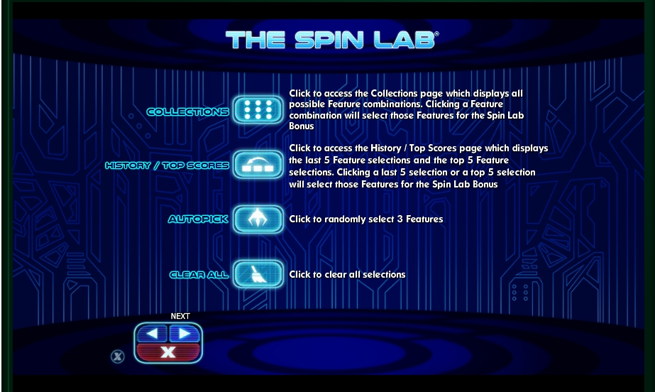 the spin lab slot machine detail image 3